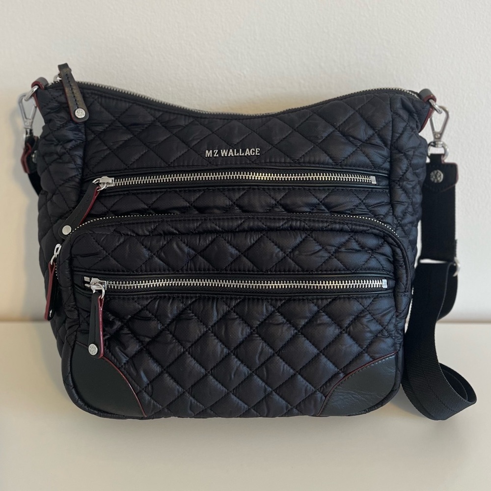 MZ Wallace Crosby Hobo Crossbody Bag - Black